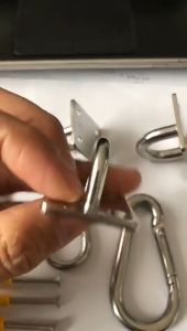 Stainless Steel Ceiling Hook Suspended Ceiling Wall Mount U-Shaped Fixed Hook Durable
