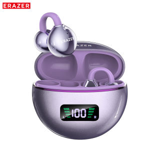 Lenovo ERAZER XF55 หูฟังแปลภาษา AI บลูทูธ 6.0 หูฟังแบบหนีบหู ระบบแปลภาษาอัจฉริยะแบบเรียลไทม์ หูฟังบลูทูธไร้สาย พร้อมจอแสดงผล LED ระบบเสียงสเตอริโอ HiFi หูฟังไร้สายแบบนำเสียงผ่านกระดูก พร้อมไมโครโฟน