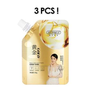 Hunmui Masker Gold Wajah Peel Off Mask Masker Telur Anti Aging Collagen dan Flek Hitam 100gr