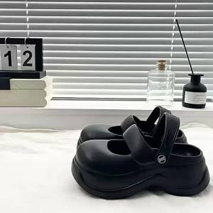 [Free Shipping] Summer girls slippers thick-soled outdoor EVA slippers beach sandals closed-toe design