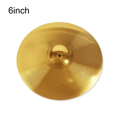 【New and Improved】 6Inch Drum Cymbals Percussion Splash Crash Hi-Hat Cymbal Jazz Drum Musical Instrument Accessories