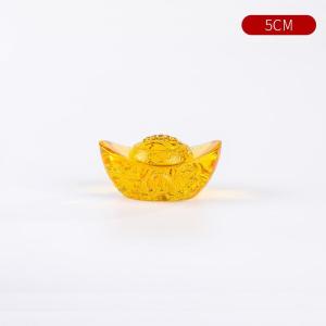 高档水晶元宝龙纹元宝招财进宝黄水晶大小金元宝家居装饰开业礼物 High-grade Crystal Ingots Dragon Grain Ingots Zhaomingbao Topaz Size Gold Ingots Home Decoration Opening Gift