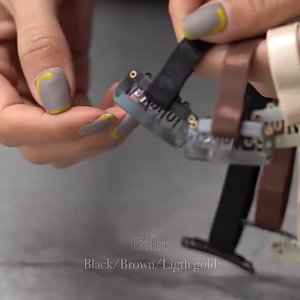 สายรัดยืดปรับได้สำหรับยกตาและคิ้วกิ๊ฟติดผมยางยางยืดยกกระชับใบหน้าที่รัดผมที่มองไม่เห็น