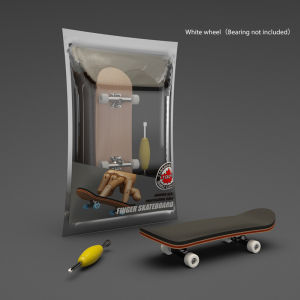 Fingerboard Mini Skateboard Wooden Deck Trick Toy Portable Desk Game Hobby Collection Gift