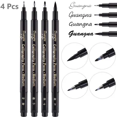 5Pcs/Set Calligraphy Art Marker Pens Brush Pen Art Marker Craft Supplies Art Writing Office Supplies
