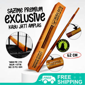 SEMPATI Tangkringan Burung Murai Tangkringan Amplas Sazime Premium Kayu Jati Amplas Cukit Motif Laser Anti Rontok Luntur Pangkringan Plangkringan Sangkar Kandang Burung