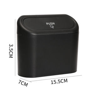 Thùng Rác Mini Ô Tô Hộp Đựng Rác Nhỏ Gọn Kẹp Trên Xe Thùng Rác Xe Hơi Để Bàn Làm Việc Tiện Lợi