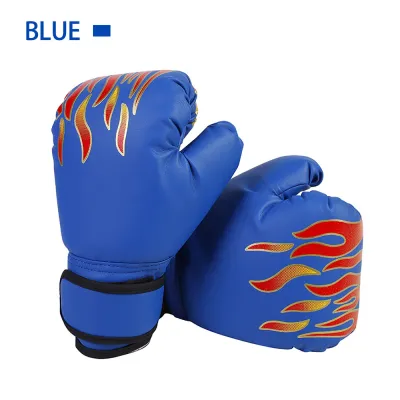 2PCS Boxing Gloves for Kids 3-12 YRS PU Leather MMA Taekwondo Professional Sparring Glove Christmas Gifts SP106