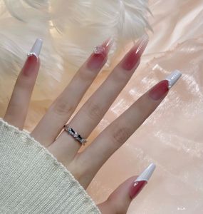 Nhẫn bạc nữ cao cấp hình hồ điệp freesize chất liệu bằng bạc Ý xi kim SA0012 - Bạc trang sức PKG