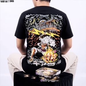 CLOWOR Luffy Gear 5th Gomu Gomu no Lightning One Piece Anime T-Shirt
