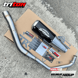 knalpot Yamaha XSR 155 XSR155 Fullsystem triton type GT-5 PRO clasic