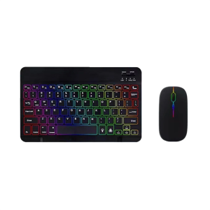 Backlight Bluetooth Keyboard and Mouse Rechargeable Wireless For iPad Tablet Android iOS Windows