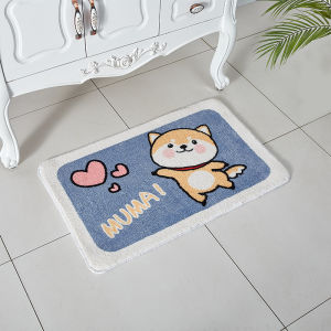 Bath Rug Non Slip Soft Thickness Shaggy Water Absorbent Bathroom Carpet100% Mirco PolyesterMachine Washable Rectangular Runner Area Rug Mats for Floor