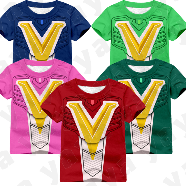 * Yaya * voltes V Di Sản Áo sơ mi cho trẻ em cùng một mô hình mùa hè cổ ...