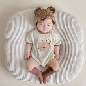 [Thun lạnh] Bộ body chip bé gái bé trai sơ sinh chất mềm mịn thoáng mát bodysuit cho bé hình Gấu quần áo sơ sinh 0-12M