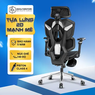 Ghế công thái học Nghia Furniture Gaming X Piston Calss 4 Ngả ghế 140 độ Bảo hành 5 năm
