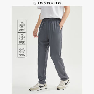 Giordano Men High-tech cooling 4-way stretch print joggers Free Shipping 01113059