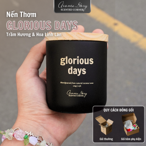 Nến thơm phiên bản đặc biệt cốc xi măng nhiều hương size 110g trang trí cao cấp tự nhiên Aroma Story