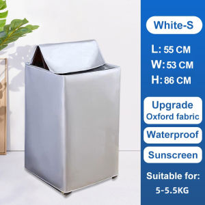 Washing Machine Cover Waterproof Dustproof Sunscreen Protective Cover Top Open Automatic Washing Machine Cover