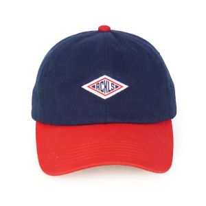 RCKLS. Polo Cap Jims Navy Red | Topi denim I topi Pria