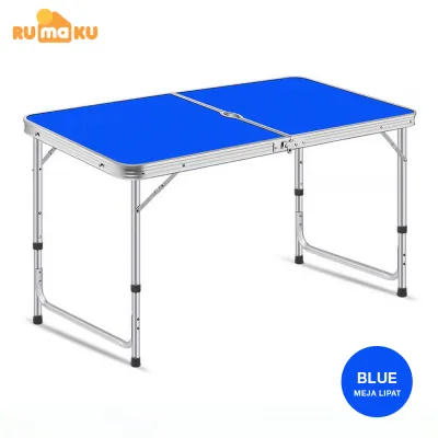Rumaku Meja Dagang Lipat Portable Model Koper Untuk Jualan Bazar Camping Piknik Serbaguna