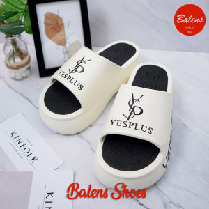 BL-2522 Sandal Selop Wedges Yesplus Sandal Wanita Tinggi 6 CM Model Terbaru Import