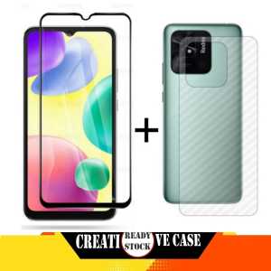 PROMO PAKET 2 INC 1 Tempered Glass XIAOMI REDMI 12 2023 / REDMI 10A 2022 Anti gores Kaca Pengiriman Cepat