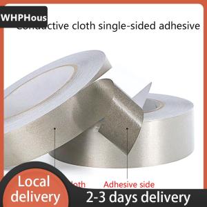 [COD] WHPHous Ship within 24 hours 20 Meter Conductive Fabric Cloth Tape 5mm~20mm Width Single-Sided Laptop Cellphone LCD EMI Shielding Adhesive Tape Insulating Electromagnetic Waveguide Electrical Cloth Tape