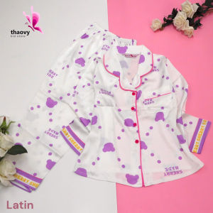 Bộ Pyjama Màu Hè Cho Bé 10-50kg Chất Liệu Satin Cao Cấp Phù Hợp Cho Mọi Bé Không Xù Không Nhăn Không Phai Màu