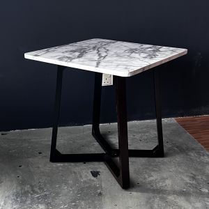 Stylish Side Table / Square Marble Veneer End Table - FRM3207