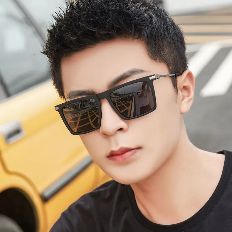 YPSS New Korean Style Sunglasses for Men Polarized Anti-UV Retro