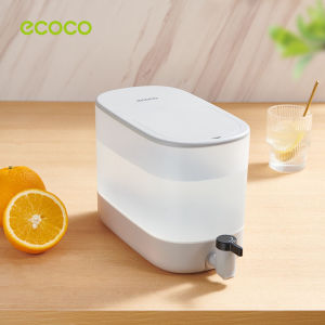 Ecoco 4L Water Dispenser Household Refrigerator Cold Kettle Flow Adjustable Ice Water Jug with Faucet