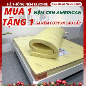 NỆM TỐT QUÀ XỊN - Cao Su Non American BẢO HÀNH 15 NĂM - ĐỦ SIZE - GIAO HỎA TỐC VOUCHER 10%