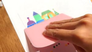 35Pcs DIY Rainbow Paint  Art Kit Fun Bookmark Handmade Graffiti Postcard Kids Educational Toy