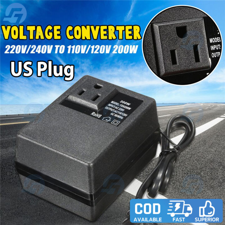 200W Voltage Converter 110V to 220V Transformer St... – Vicedeal