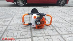 Máy khoan hố trồng cây keo bạch đàn MITSUBISHI-TB43 máy lắp sẵn mũi 150mm