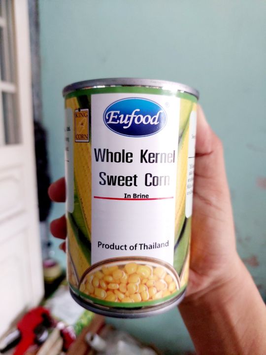 Bắp ngọt nguyên hạt Eufood 425g