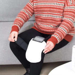 无线充电膝盖热敷按摩仪 Wireless Electric Red Light Heating Massager Knee Support Arthritis Old Cold Knees Joint Pain Relief Kneecap with Airbag