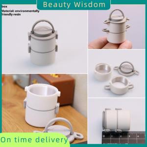 Beauty Wisdom 1Pcs Doll Scene Ornament Accessories Miniature Dollhouse Air Fryer Model Simulation Warm Water Bottle Rice Bucket Juicer Appliance
