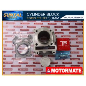 SUNTAL CYLINDER BLOCK SET STX125/XRM125 FI/SOUL/SNIPER150/CLICK160/SMASH115/RAIDER150/YTX125/RAIDERJ