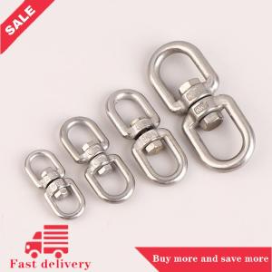 [COD] 1Pc M4 M5 M6 M8 Rotating Universal Ring 8 Shape Unloading Shackle Wire Rope Lock Chain Connecting Buckle 304 Stainless Steel