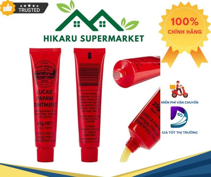 Kem Đa Năng Lucas Papaw Ointment Đu Đủ 25g chính hãng ÚC