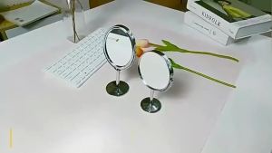Gương Để Bàn KZ 5 Trang Điểm Phụ Kiện Cho Nữ Soi Làm Đẹp Gương Xoay Inox