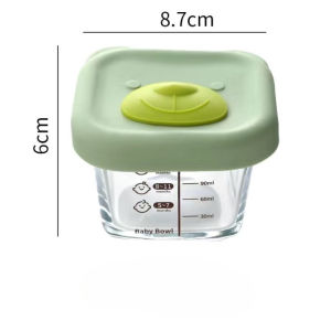 Childrens Food Supplement Glass Storage And Freshness Can Be Steamed And High Temperature Resistant Babys Special Food Bowl Cup