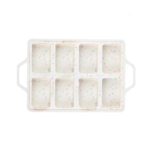 8 Cavity Nonstick Silicone Baking Tray for Muffins and Brownies Meatloaf Pans Dishwasher Safe Miniature Loaf Bakeware