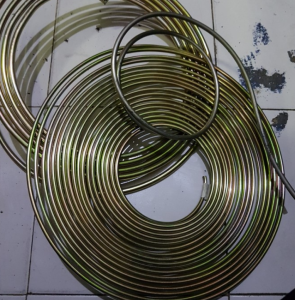 ledeng pipa besi meteran 6mm 1/4" diameter luar steel tubing