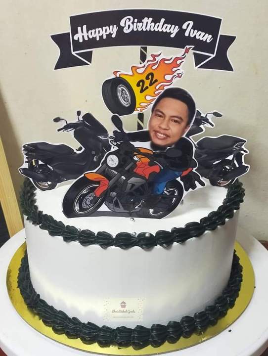 MOTORCYCLE THEMED CAKE moist chocolate... - Table Zone Cakes | Facebook