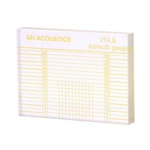 Xách tay cho LP Vinyl Máy quay đĩa hát đo Phono Tonearm VTA/Cartridge góc phương vị cai trị cân bằng Cartridge góc phương vị Cai Trị