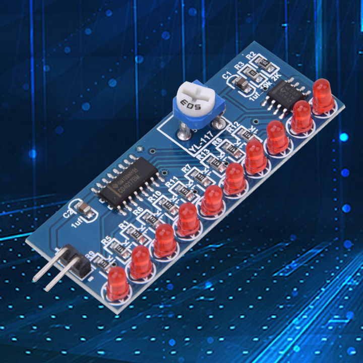 NE555 Clock Circuit CD4017 Decimal Counter Water Flowing Light Module ...