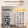 Large size shoe box foldable storage box stackable shoe rack organizing lalagyan ng sapatos. 